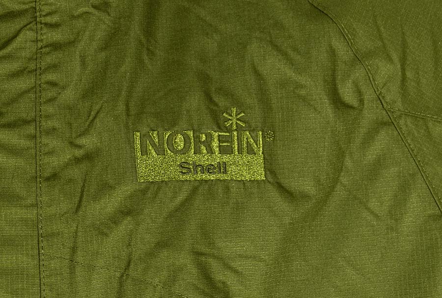 Фірмовий логотип костюма Norfin Shell