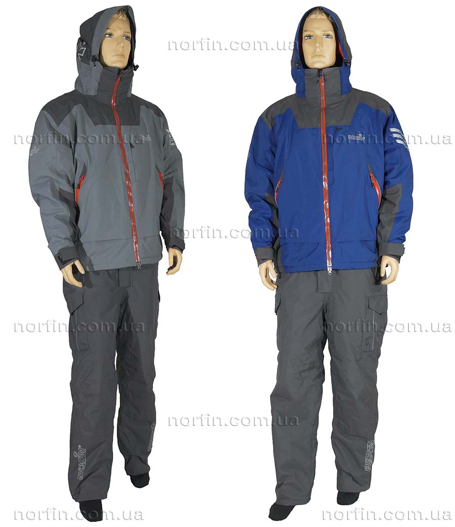 два різних кольора на вибір куртки Norfin Verity Pro Blue и Gray